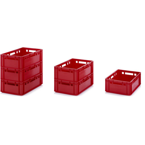 Cajón de PEHD - E2 - AUER Packaging GmbH - para almacenamiento / para productos alimentarios / apilable