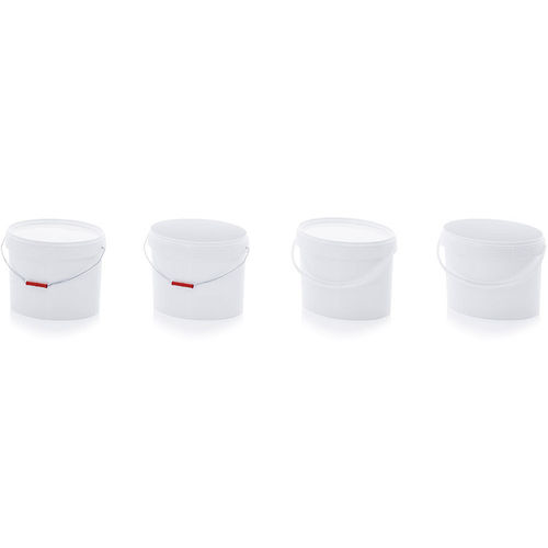 Cubo de plástico - EO 18,8+DK - AUER Packaging GmbH - oval / con tapa / de uso alimentario