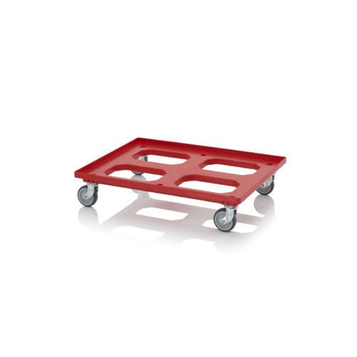 Plataforma rodante portacubetas - RO 86.4 series - AUER Packaging GmbH - de plástico