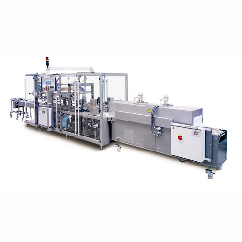 Retractiladora automática - Rotamatic RC - B&B - MAF GmbH & Co. KG - con túnel de retracción