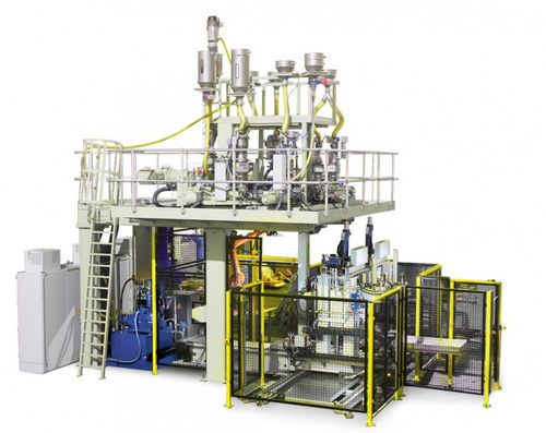 Extrusora sopladora - BAR 10/D - Bekum Maschinen Fabriken - automática / con dos estaciones / multicapa