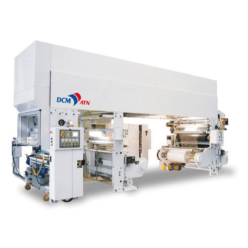 Máquina de revestimiento/laminación libre de solventes - LAMINASTAR COMBI COMPACT - DCM ATN - de adhesivos / de barniz / para papel