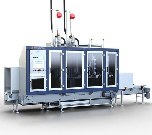 Llenadora de bidones - INTEGRA® 606 + 608 - Feige Filling - automática / de líquidos / de 3 cabezales