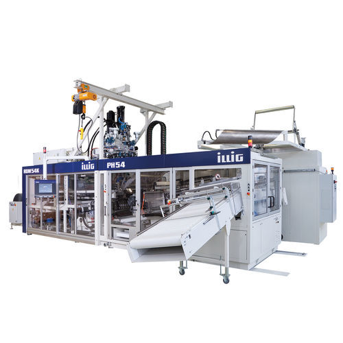 Termoformadora alimentada por rodillo - RDM 54K  - ILLIG Maschinenbau GmbH & Co. KG - para la producción de vasos / automática / industrial