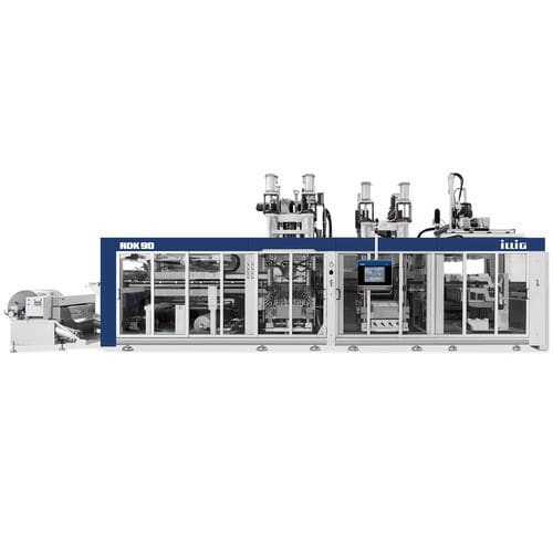 Termoformadora alimentada por rodillo - IC-RDK 90 - ILLIG Maschinenbau GmbH & Co. KG - para la producción de vasos / automática