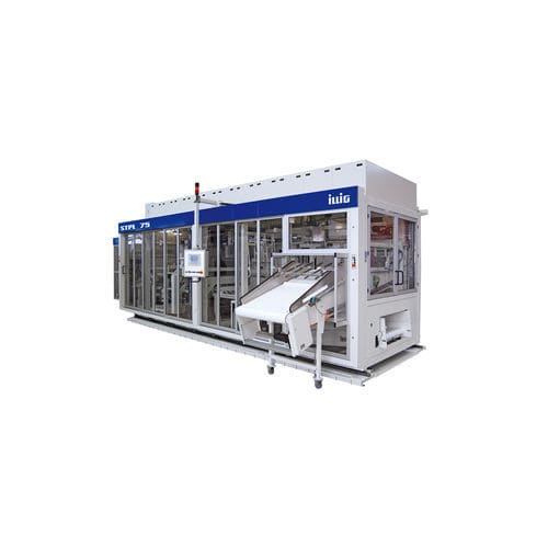 Máquina de termoformado, corte y apilado alimentada por rodillo - STPL 75b - ILLIG Maschinenbau GmbH & Co. KG - para la producción de vasos / automática