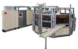 Máquina de serigrafia automática - 90 - 100 p/min | TS 7130 - Isimat - servoaccionada / de 8 colores / para tubos de plástico