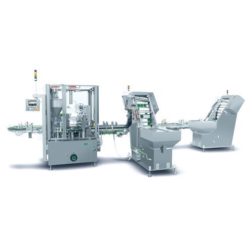 Llenadora encapsuladora intermitente - MV545 - Marchesini Group - automática / para productos farmacéuticos / crema cosmética