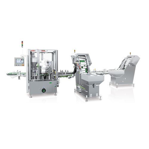 Llenadora taponadora rotativa - MV545 - Marchesini Group - para líquido / para productos cosméticos / para crema