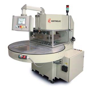 Prensa neumática - C63 R2 - Matrelec - hidráulica / de soldadura de de alta frecuencia / para material plástico