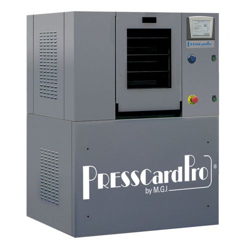 Prensa hidráulica - PressCard Pro - MGI Digital Graphic Technology - de laminado / para material plástico / compacta