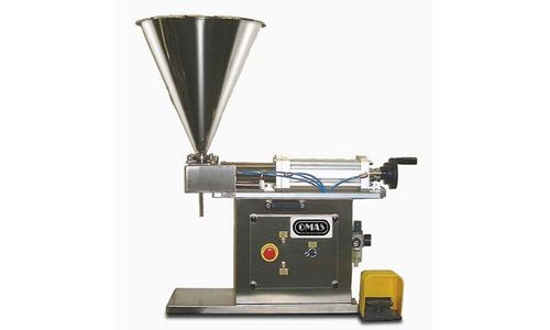 Llenadora semiautomática - DVP - Omas Tecnosistemi S.p.a. - de botellas / de productos pastosos / vertical