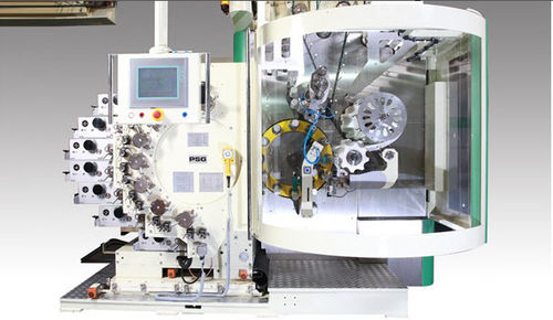 Máquina de serigrafia automática - PMA - PackSys Global AG - de 9 colores / para productos cilíndricos / rotativa