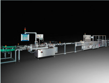Línea de embalaje para la industria farmacéutica - Inhaler - Pester Pac Automation - para productos farmacéuticos / automática