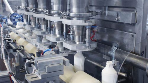 Llenadora taponadora para polvos - RTE5U - PMR System Group - monobloque / a presión / para productos cosméticos