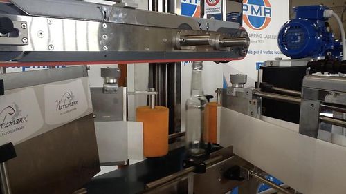 Máquina de etiquetado automática - M3015FB - PMR System Group - para botellas / para la industria alimentaria y de la bebida / 2 etiquetas