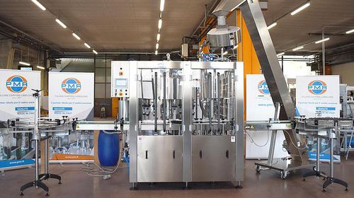 Llenadora tapadora automática - MFC - PMR System Group - para líquido / monobloque
