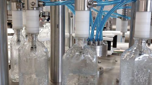 Enjuagadora/llenadora/taponadora para botellas - MRFC22 - PMR System Group - automática / monobloque