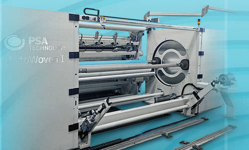 Enrolladora de textil no tejido - Autowoven - PSA - automática / de torreta