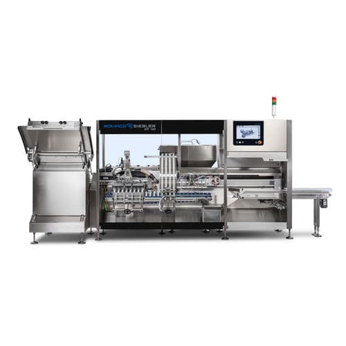 Llenadora enteramente automática - STF 120 - Romaco Group - para tubos / para pulverulentos / para comprimido