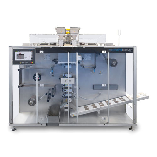 Máquina de embalaje servoaccionada - HM 3-350​ - Romaco Group - compacta / de granulado / para la industria farmacéutica