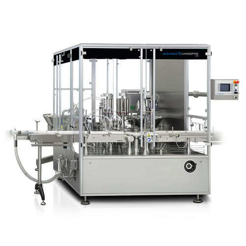 Llenadora automática - LVI series - Romaco Group - de botes / para recipientes de cristal / de líquidos