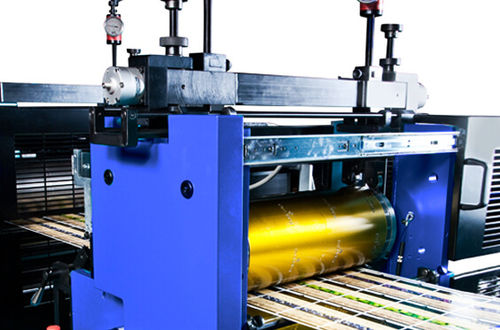 Unidad de gofrado para papel - Rotatek - para etiquetas autoadhesivas / para cajas / semirrotativa