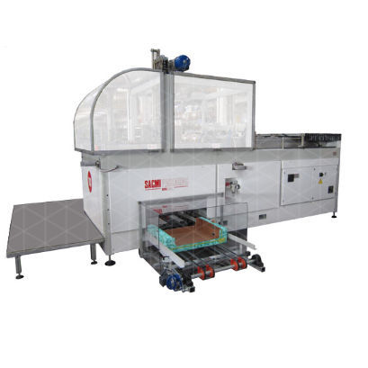 Máquina formadora de bandejas controlada por PLC - TF 13 - Sacmi Packaging - horizontal / flexible / de cola hot-melt