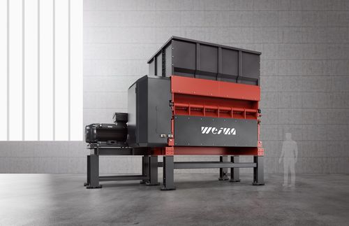 Destrozador secundario - FineCut 2500 - WEIMA Maschinenbau GmbH - de 1 eje / para cartón / residuos sólidos a granel