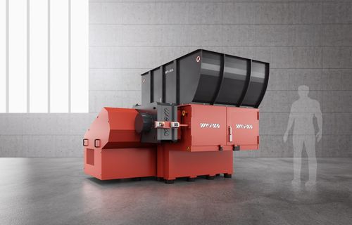 Destrozador primario - WLK 1500 - WEIMA Maschinenbau GmbH - de 1 eje / para medio de communication / de virutas