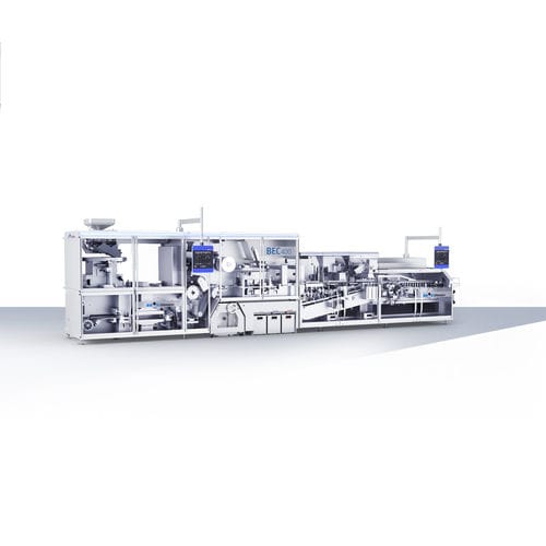 Encartonadora horizontal - BEC 400  - Uhlmann Pac-Systeme GmbH & Co. KG - para la industria farmacéutica / compacta / para blísteres
