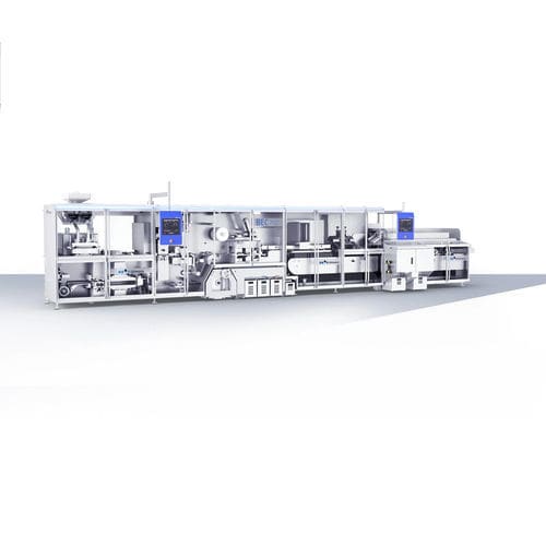 Encartonadora para blísteres - BEC 700 - Uhlmann Pac-Systeme GmbH & Co. KG - vertical / para la industria farmacéutica / compacta