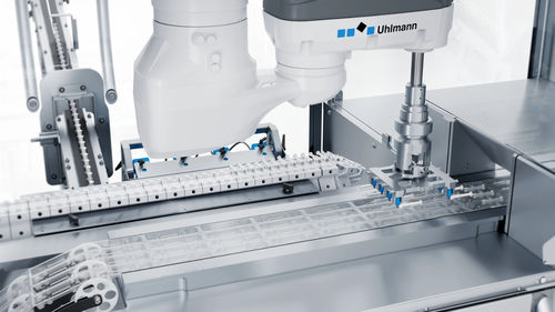 Alimentador flexible - SyPro - Uhlmann Pac-Systeme GmbH & Co. KG - para productos farmacéuticos / de jeringas / automático