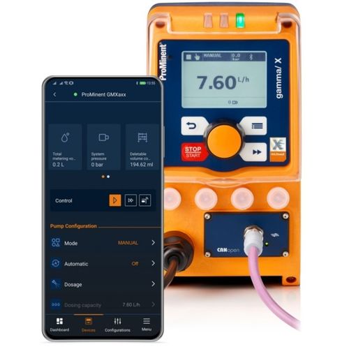 Aplicación móvil para bomba - DULCONNEX Blue - ProMinent Group - de mando / Androïd / iOS