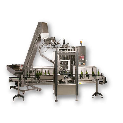 Encapsuladora-engastadora-etiquetadora de sellado con cilindros - Zalkin - rotativa / automática / para aluminio