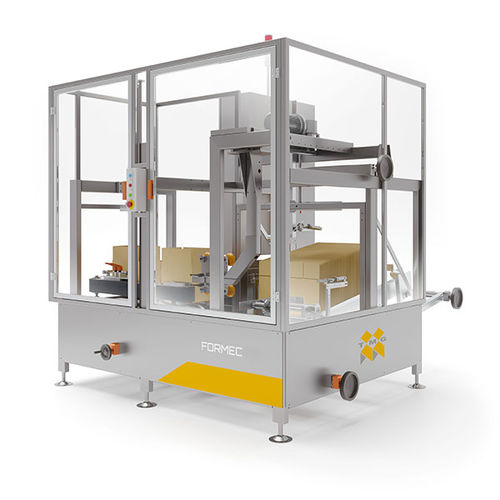 Formadora de cajas de cartón automática - FORMEC - TMG Impianti S.p.a. - cola hot-melt / cinta adhesiva / de doblado preciso