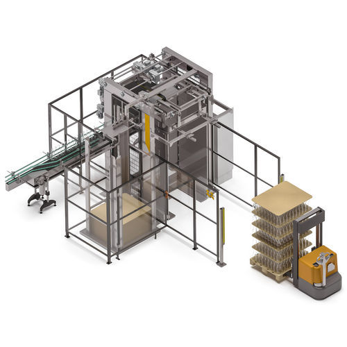 Despaletizador semiautomático - VEGA60 - TMG Impianti S.p.a. - por empuje / de latas de conservas / para la industria alimentaria y de la bebida
