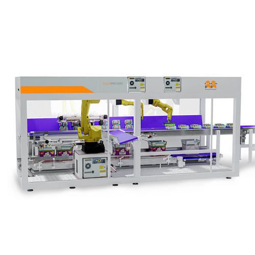 Encajadora robotizada - FLEX - TMG Impianti S.p.a. - vertical / enteramente automática / para la industria alimentaria