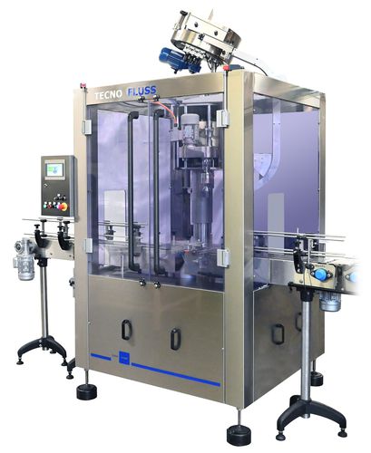 Encapsuladora rotativa - MTR 4 &ndash; T4 &ndash; TP &ndash; PP - SEVEN FLUSS S.r.l. - a presión / automática / para productos cosméticos
