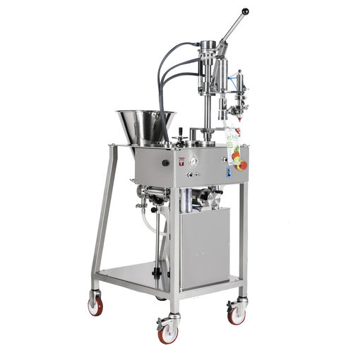 Llenadora encapsuladora semiautomática - Tenco - para líquido / para productos farmacéuticos / de frasco