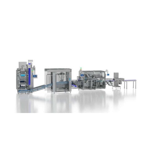 Línea de embalaje para polvo - SYNTHESIS ALFA FLEXI AR - Universal Pack - para la industria farmacéutica / para mercaderías / de en stickpack