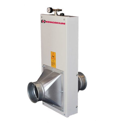 Máquina de corte con guillotina - KPC series - KONGSKILDE INDUSTRIES - con base aspirante