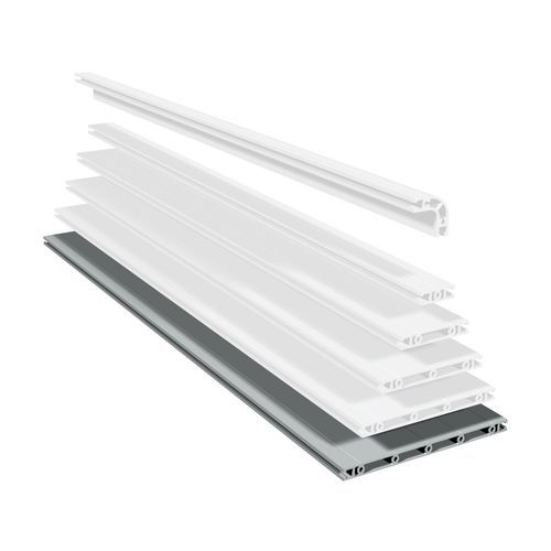 Perfil de aluminio - PP 250 - isel Germany - ranurado / de botón / rectangular