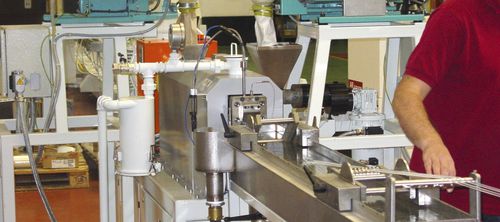 Línea de extrusión de laboratorio - ICMA San Giorgio - de placas / de perfiles / de composición