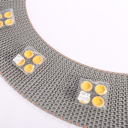 Cinta transportadora modular - HS-300B /45mm picth - Huanan Xinhai (Shenzhen) Technology Co.,Ltd. - curva / de POM / de PP