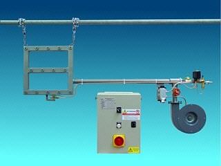 Quemador en vena de aire - SCALDASTAMPI series - Bruciatori Industriali Santin S.n.c. - de gas natural / de combustión directa
