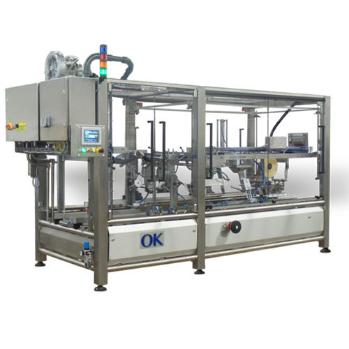 Máquina de cierre para bolsa doblado - Supercloser SC410 - OK International - cinta adhesiva / automática