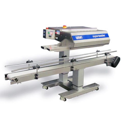 Selladora rotativa - Supersealer SB30 - OK International - semiautomática / de bolsas / para altas cargas
