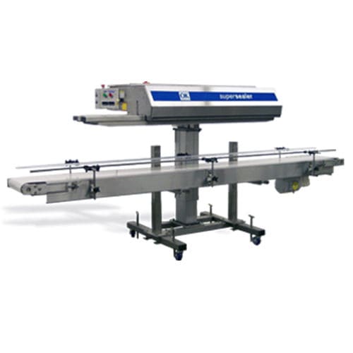 Selladora rotativa - Supersealer SB40 - OK International - semiautomática / de bolsas / para altas cargas