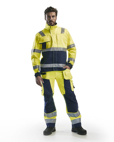 Chaqueta de trabajo - 406418113389 - BLAKLADER WORKWEAR - impermeable / de alta visibilidad / de algodón